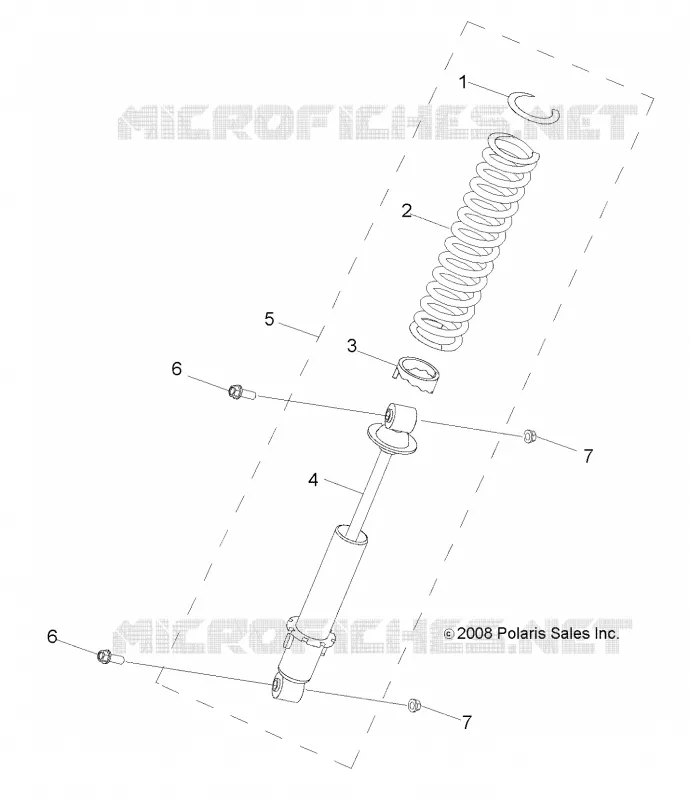 SUSPENSION, FRONT SHOCK