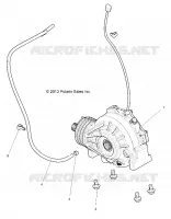 DRIVE TRAIN, FRONT GEARCASE MOUNTING