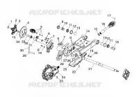 SWING ARM/REAR/GETRIEBEGEHÄUSE MOUNTING