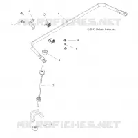 SUSPENSION, DREHSTAB, REAR
