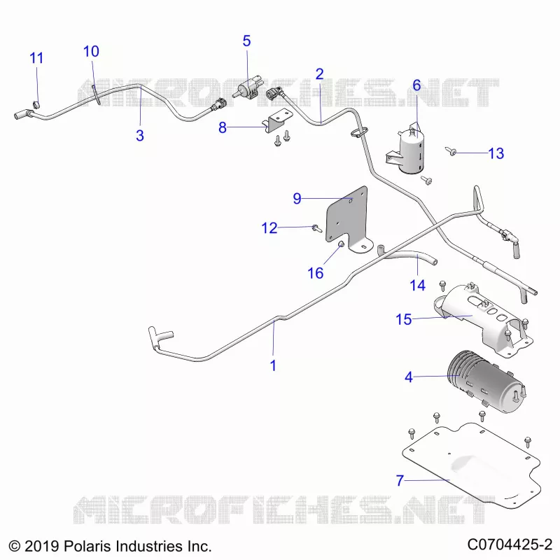 KRAFTSTOFFSYSTEM, FUEL TANK EVAP, CANISTER AND LINES
