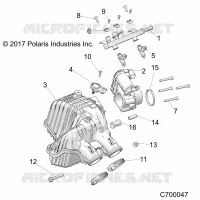 ENGINE, LUFTEINLASS MANIFOLD EVAP 50S