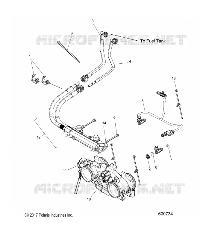 KRAFTSTOFFSYSTEM, RAIL, LINES AND THROTTLE BODY