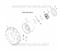 RADS, FRONT TIRE AND BRAKE DISC