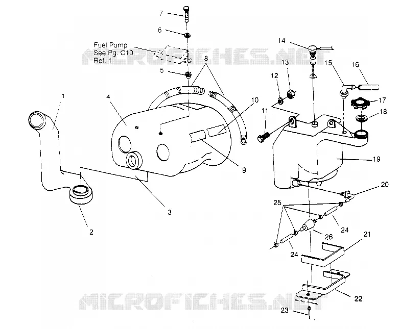 ÖLTANK / LUFTFILTERKASTEN  LITE GT 0953133 AND  EUROPEAN LITE GT E953133 (4928922892C002)