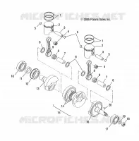 ENGINE, PISTON AND KURBELWELLE