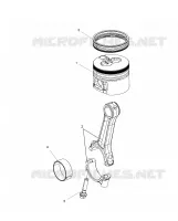 MOTOR, CONNECTING ROD AND KOLBEN SET