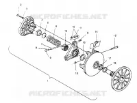 Antriebskupplung ASSEMBLY  500 EFI 0952774, EFI SKS 0952574,   EFI SKS PT 09529 (4929052905C003)
