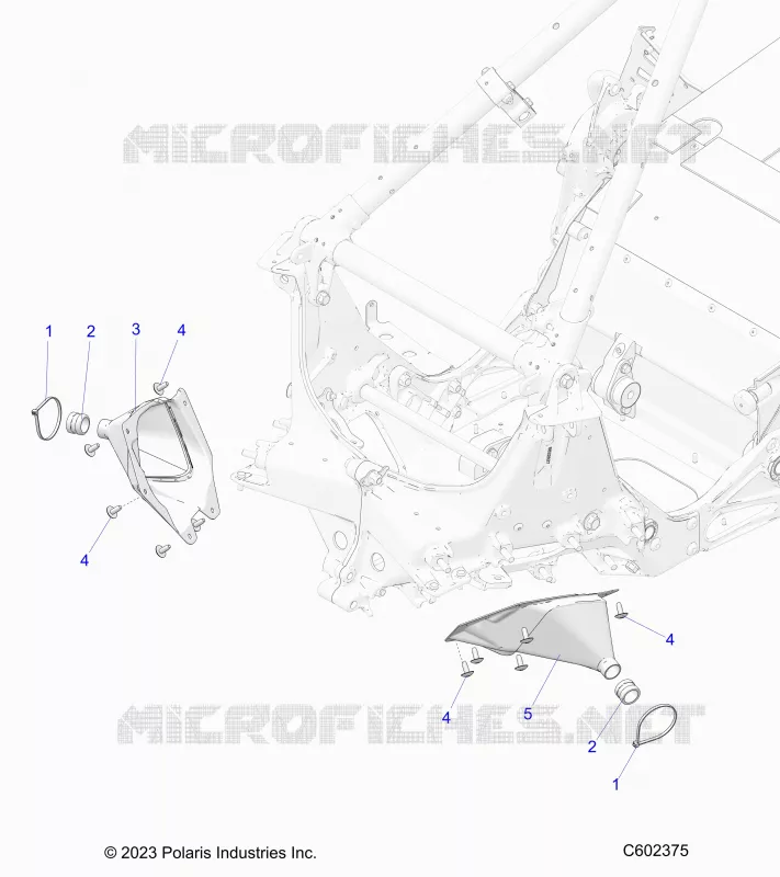 CHASSIS, TIE ROD BOOT ASM.