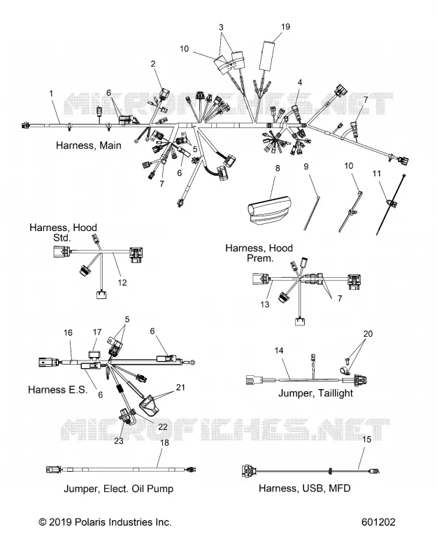 ELEKTRIC, WIRE HARNESS