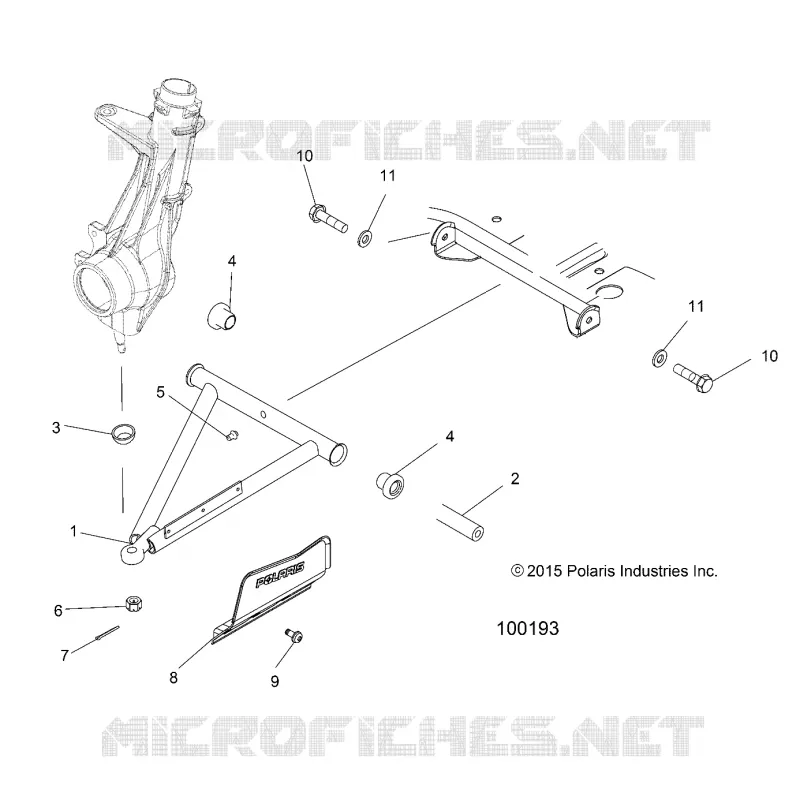 SUSPENSION, A-ARM AND STREBE MOUNTING