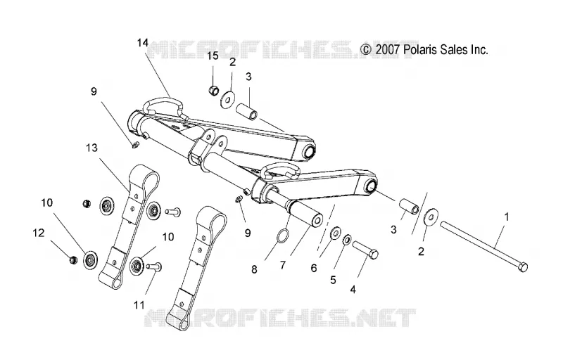 FRONT Drehmomentarm