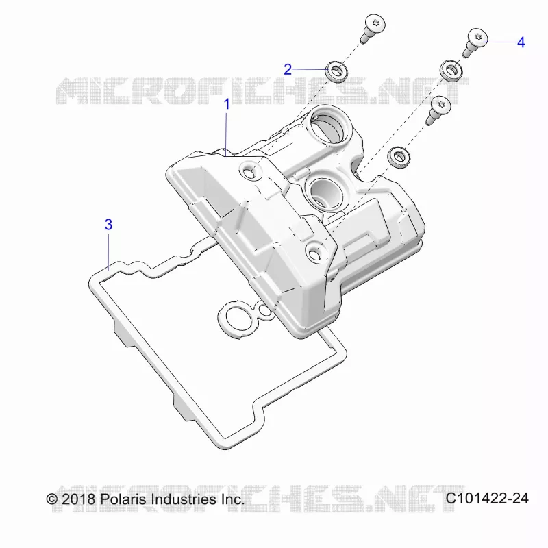 ENGINE, VENTILDECKEL