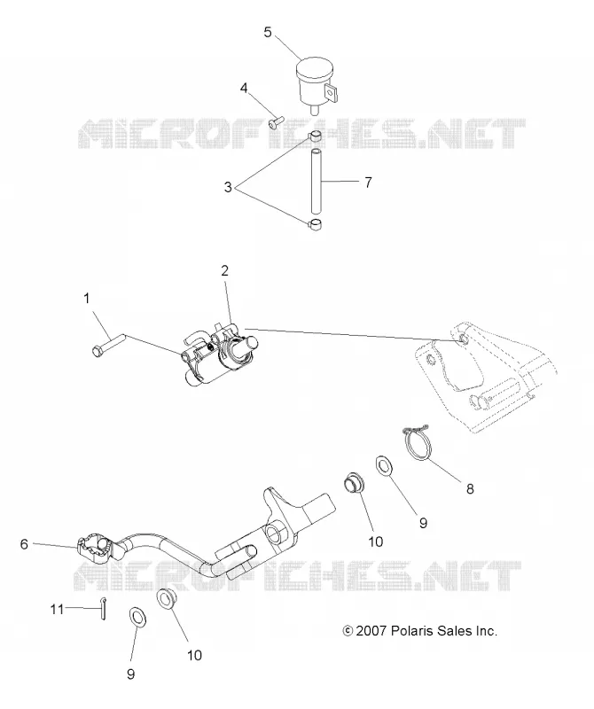 BREMSES, BREMSE PEDAL AND REAR MASTER CYLINDER