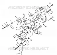 GETRIEBEGEHÄUSE   BREMSE MOUNTING Trail Blazer W98BA25C (4945464546B012)
