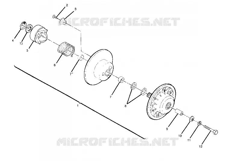 ANGETRIEBENE KUPPLUNGS ASSEMBLY (4915951595031A)
