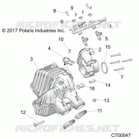 ENGINE, LUFTEINLASS MANIFOLD EVAP 50S