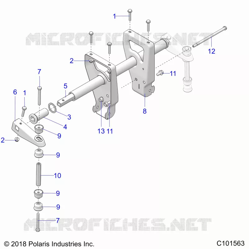 SUSPENSION, DREHSTAB