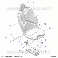 SITZ ASM.- Z24G4C92AN/BN (C2689862)
