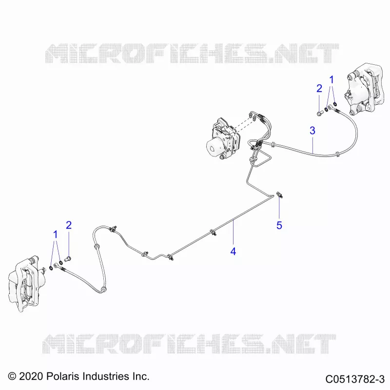 VORDERBREMSE BRAKE LINE