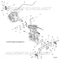 ENGINE, ENGINE AND ÃŒBERTRAGUNG MOUNTING