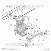 ENGINE, ÃŒBERTRAGUNG MOUNTING & LONG BLOCK