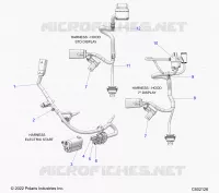 ELEKTRIC, WIRE HARNESS, HOOD, ELEC. START