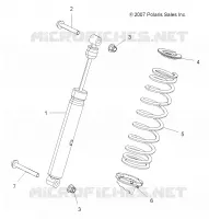 SUSPENSION, SCHOCK, REAR