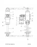 SUSPENSION, FRONT SHOCK TRACK, VELOCITY