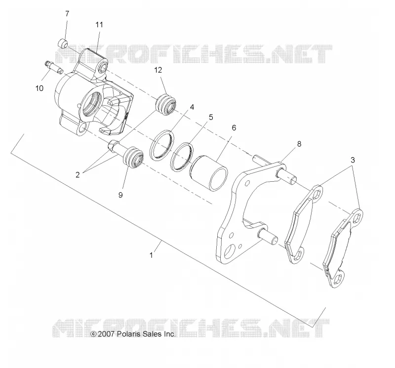BRAKES, BRAKE BREMSZANGE VORNE