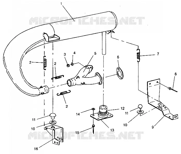 ABGASSYSTEM 440 XCR 0941760 (4925182518026A)