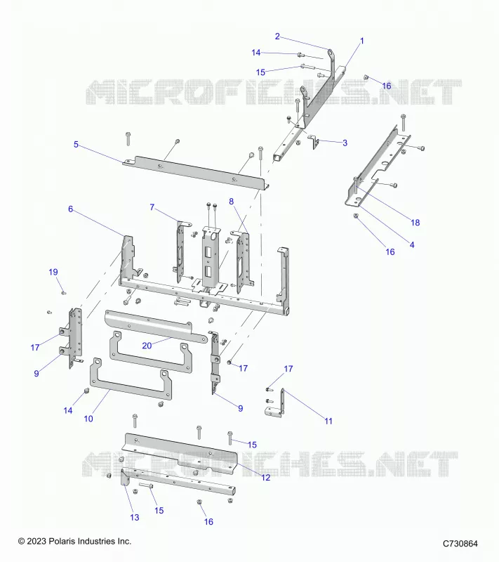 ELEKTRIC, BATTERY, MOUNTING, PT R24E3GC4FD/SC4CD/SC4FD (C730384)