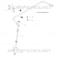 SUSPENSION, REAR STABILISATORSTANGE