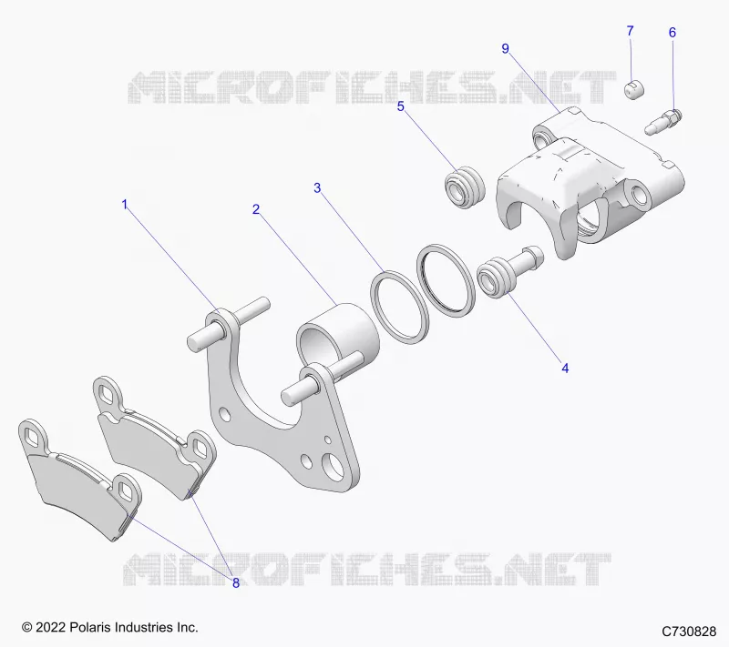 BRAKES, BREMSZANGE HINTEN