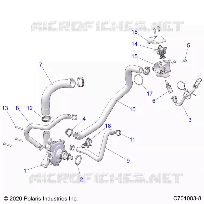 MOTOR, WATERPUMP AND BYPASS