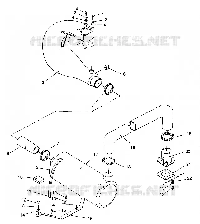 ABGASSYSTEM SL 650 B944058 (4926992699014A)