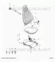 SITZ (DRIVER) AND SEAT BELT MOUNTING -T24AALHB/GB (500199C)