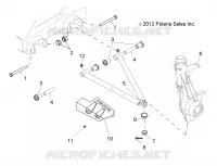 SUSPENSION, A-ARM AND STREBE MOUNTING