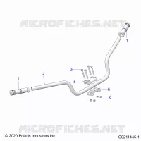 LENKUNG, HANDLEBAR- A22SXD95A9 (C0211445-1)