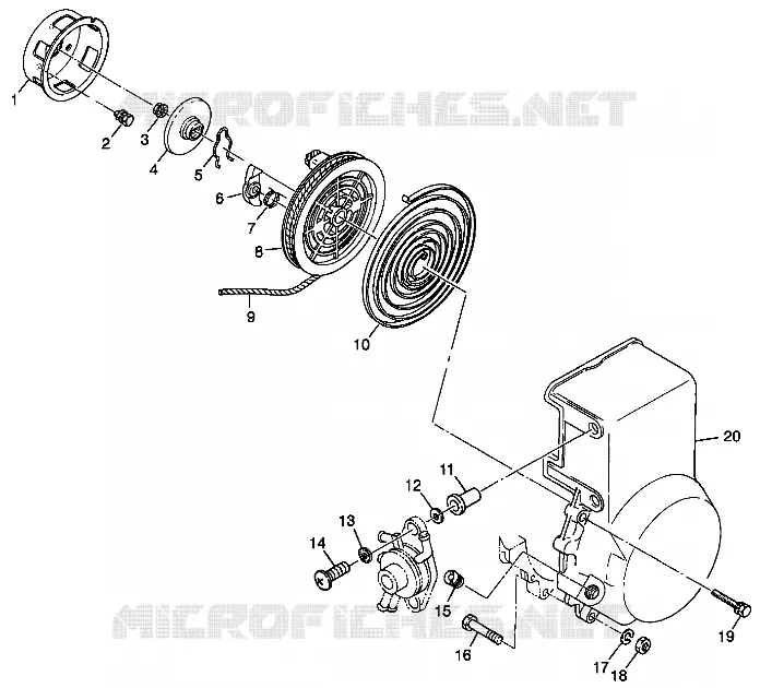 RÜCKZUG ANLASSER XLT SP 0985776 (4942164216D001)