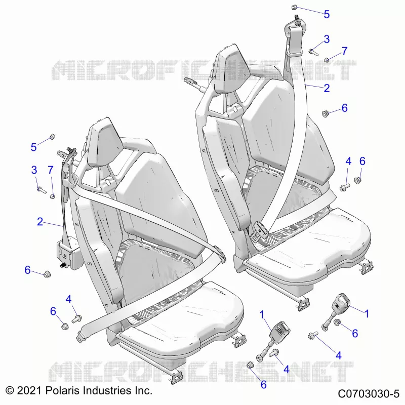 SITZ BELT MOUNTING, REAR, STANDARD -Z22R4E92AD/AJ (C0703030-5)