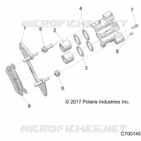 HINTERBREMSE CALIPER