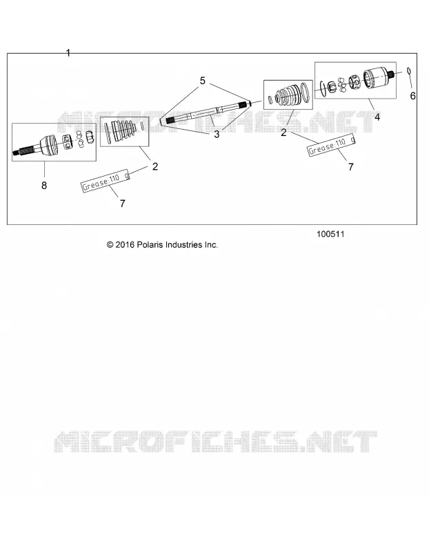 ANTRIEB, REAR HALF SHAFT (FROM 4/26/16)