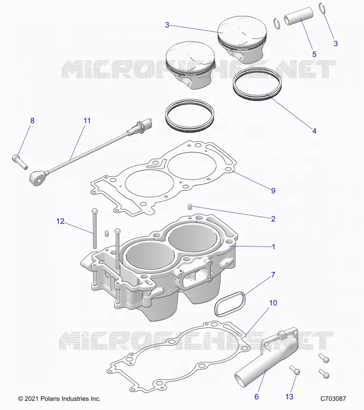 ZYLINDER AND PISTON
