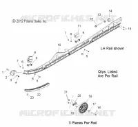 SUSPENSION, Schienen-Montage (155 Inch)