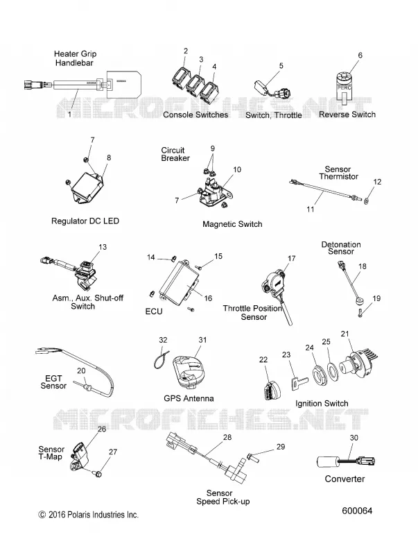 SWITCHES, SENSOREN AND COMPONENTS