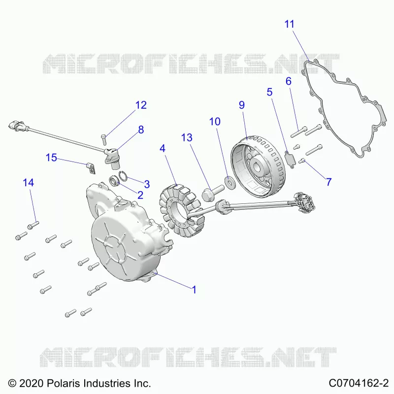 ENGINE, STATOR AND FLYRAD