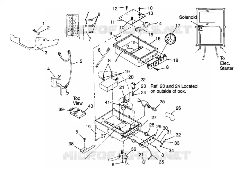 ELEKTRISCHE BOX SLTX B964590 and Intl. SLTX I964590 (4935783578B010)