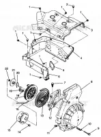Gebläsegehäuse   RÜCKZUG ANLASSER WIDETRAK GT 0962061 and EUROPEAN WIDETRAK G (4931623162C011)