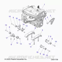 MOTOR, MOUNTING & LONG BLOCK